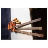 Set of 3 Pony 4503 30-Inch Bar Clamps with Wooden Handles