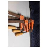 Set of 3 Pony 4503 30-Inch Bar Clamps with Wooden Handles