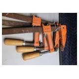 Set of 3 Pony 4503 30-Inch Bar Clamps with Wooden Handles