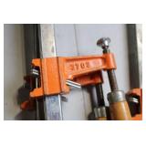Set of 4 Jorgensen Steel Bar Clamps 36 Inch with Wooden Handles
