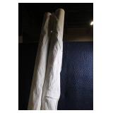 Set of 2 Rolls of White Creped Wrapping Paper