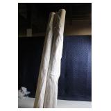 Set of 2 Rolls of White Creped Wrapping Paper