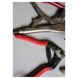 Mixed Hand Tools Set with T-Handle Hex Keys, Clamps, Mallets, and Coiled Wires