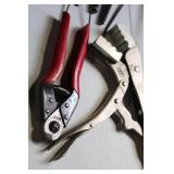 Mixed Hand Tools Set with T-Handle Hex Keys, Clamps, Mallets, and Coiled Wires