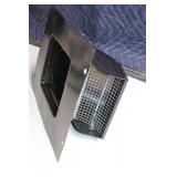 Wall Vent Exhaust Hood with Screen for 3 to 4 Inch Duct