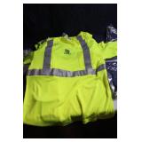 Collection of High-Visibility Braden Construction Work Shirts and Safety Hoods