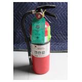 Industrial Safety Red Fire Extinguisher with Inspection Tag