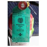 Industrial Safety Red Fire Extinguisher with Inspection Tag