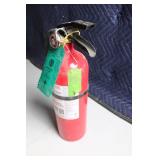 Industrial Safety Red Fire Extinguisher with Inspection Tag