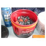 Assorted Nails, Tape, and Sealant Lot for Construction and Repair