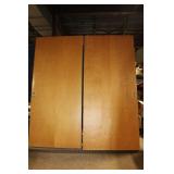 Pair of 36-Inch Wood Veneer Commercial Doors