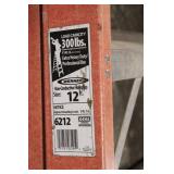 Werner 12 ft Fiberglass Ladder 300 lb Capacity