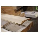 Assorted Lumber and Molding Lot Including Boards and Trim Pieces
