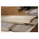 Assorted Lumber and Molding Lot Including Boards and Trim Pieces
