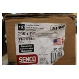 Box of Senco N17BAB 7/16" x 1-1/2" Heavy Wire Staples 16 Gauge
