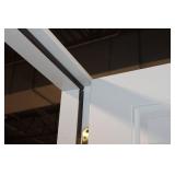 Exterior Prehung Door with Frame and Threshold, 36x80 Inches