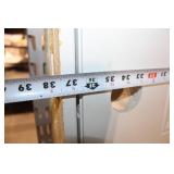 Exterior Prehung Door with Frame and Threshold, 36x80 Inches
