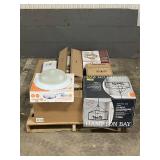Large LOT of Lamps, Lighting, Electronics and Other Items. Mixed Lot. Untouched (Great for eBay resellers)