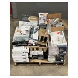 Large LOT of Lamps, Lighting, Electronics, Home Security, Faucets, Showers and Other Items. Mixed Lot. Open Box, For Parts (Great for eBay resellers)