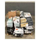 Large LOT of Lamps, Lighting, Electronics, Home Security, Faucets, Showers and Other Items. Mixed Lot. Open Box, For Parts (Great for eBay resellers)