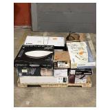 Large LOT of Lamps, Lighting, Electronics, Home Security, Faucets, Showers and Other Items. Mixed Lot. Open Box, For Parts (Great for eBay resellers)