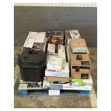 Large LOT of Lamps, Lighting, Electronics, Home Security, Faucets, Showers and Other Items. Mixed Lot. Open Box, For Parts (Great for eBay resellers)