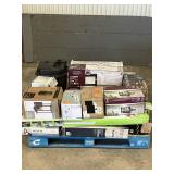 Large LOT of Lamps, Lighting, Electronics, Home Security, Faucets, Showers and Other Items. Mixed Lot. Open Box, For Parts (Great for eBay resellers)