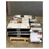 Large LOT of Lamps, Lighting, Electronics, Home Security, Faucets, Showers and Other Items. Mixed Lot. Open Box, For Parts (Great for eBay resellers)