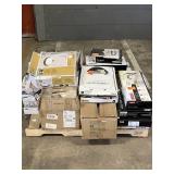 Large LOT of Lamps, Lighting, Electronics, Home Security, Faucets, Showers and Other Items. Mixed Lot. Open Box, For Parts (Great for eBay resellers)