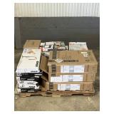 Large LOT of Lamps, Lighting, Electronics, Home Security, Faucets, Showers and Other Items. Mixed Lot. Open Box, For Parts (Great for eBay resellers)
