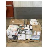 Large LOT of Lamps, Lighting, Electronics, Home Security, Faucets, Showers and Other Items. Mixed Lot. Open Box, For Parts (Great for eBay resellers)