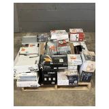 Large LOT of Lamps, Lighting, Electronics, Home Security, Faucets, Showers and Other Items. Mixed Lot. Open Box, For Parts (Great for eBay resellers)