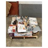 Large LOT of Lamps, Lighting, Electronics, Home Security, Faucets, Showers and Other Items. Mixed Lot. Open Box, For Parts (Great for eBay resellers)