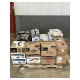Large LOT of Lamps, Lighting, Electronics, Home Security, Faucets, Showers and Other Items. Mixed Lot. Open Box, For Parts (Great for eBay resellers)