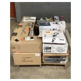 Large LOT of Lamps, Lighting, Electronics, Home Security, Faucets, Showers and Other Items. Mixed Lot. Open Box, For Parts (Great for eBay resellers)