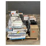 Large LOT of Lamps, Lighting, Electronics, Home Security, Faucets, Showers and Other Items. Mixed Lot. Open Box, For Parts (Great for eBay resellers)