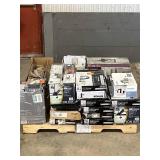 Large LOT of Lamps, Lighting, Electronics, Home Security, Faucets, Showers and Other Items. Mixed Lot. Open Box, For Parts (Great for eBay resellers)