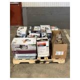 Large LOT of Lamps, Lighting, Electronics, Home Security, Faucets, Showers and Other Items. Mixed Lot. Open Box, For Parts (Great for eBay resellers)
