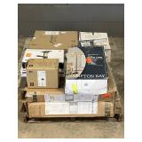 Large LOT of Lamps, Lighting, Electronics, Home Security, Faucets, Showers and Other Items. Mixed Lot. Open Box, For Parts (Great for eBay resellers)