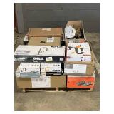 Large LOT of Lamps, Lighting, Electronics, Home Security, Faucets, Showers and Other Items. Mixed Lot. Open Box, For Parts (Great for eBay resellers)