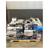 Large LOT of Lamps, Lighting, Electronics, Home Security, Faucets, Showers and Other Items. Mixed Lot. Open Box, For Parts (Great for eBay resellers)