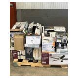 Large LOT of Lamps, Lighting, Electronics, Home Security, Faucets, Showers and Other Items. Mixed Lot. Open Box, For Parts (Great for eBay resellers)