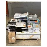 Large LOT of Lamps, Lighting, Electronics, Home Security, Faucets, Showers and Other Items. Mixed Lot. Open Box, For Parts (Great for eBay resellers)