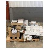 Large LOT of Lamps, Lighting, Electronics, Home Security, Faucets, Showers and Other Items. Mixed Lot. Open Box, For Parts (Great for eBay resellers)