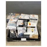 Large LOT of Lamps, Lighting, Electronics, Home Security, Faucets, Showers and Other Items. Mixed Lot. Open Box, For Parts (Great for eBay resellers)