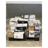 Large LOT of Lamps, Lighting, Electronics, Home Security, Faucets, Showers and Other Items. Mixed Lot. Open Box, For Parts (Great for eBay resellers)