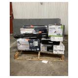 Large LOT of Lamps, Lighting, Electronics, Home Security, Faucets, Showers and Other Items. Mixed Lot. Open Box, For Parts (Great for eBay resellers)