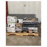 Large LOT of Lamps, Lighting, Electronics, Home Security, Faucets, Showers and Other Items. Mixed Lot. Open Box, For Parts (Great for eBay resellers)