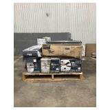 Large LOT of Lamps, Lighting, Electronics, Home Security, Faucets, Showers and Other Items. Mixed Lot. Open Box, For Parts (Great for eBay resellers)