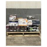Large LOT of Lamps, Lighting, Electronics, Home Security, Faucets, Showers and Other Items. Mixed Lot. Open Box, For Parts (Great for eBay resellers)
